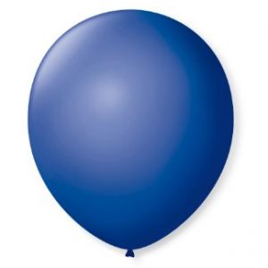 BALÃO LISO 9 AZUL COBALTO