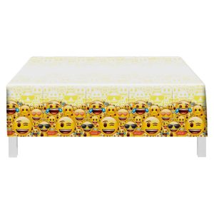 TOALHA DE MESA PLÁSTICA EMOJI