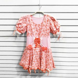 VESTIDO FLORIDO ROSA INFANTIL